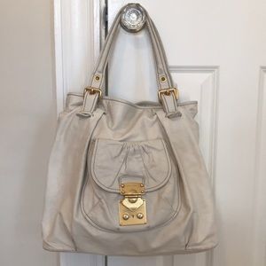 Miu Miu cream tote